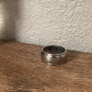 Thick Silver Ring Size 7